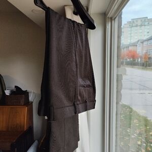 Spier & Mackay Slim Fit Chocolate Brown Bird’s Eye Suit (Dino Filarte)